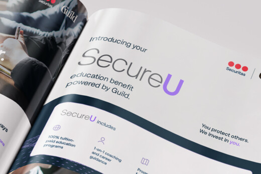 Educational program SecureU magazine insert.