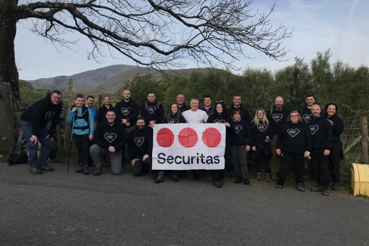 Securitas UK - Fundraising for Calderwood house - Snowdon hike