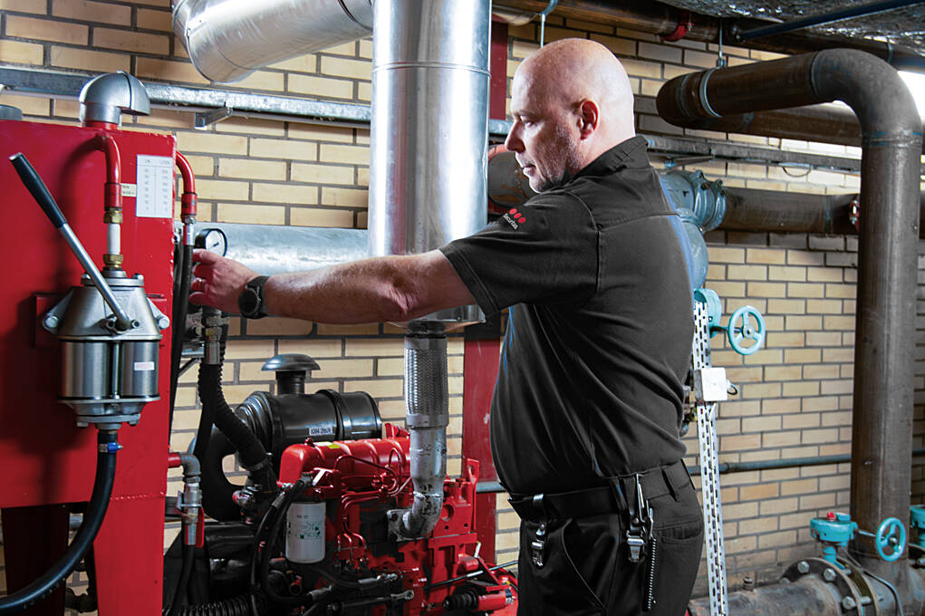 Vérification des pressions d’une installation Sprinkler