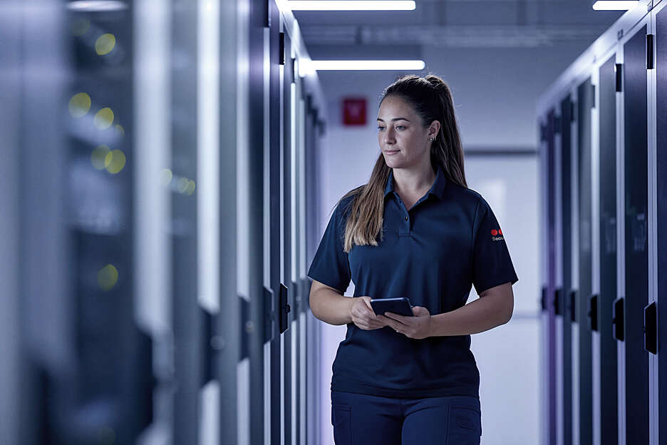 Agent de sécurité dans un Data Center