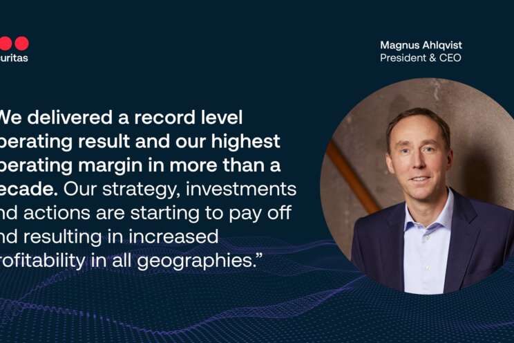 Quote from Magnus Ahlqvist, Securitas CEO. Annual report 2021