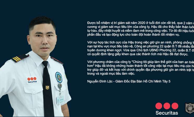Long Hai Security Services JSC - Hero of the Month September