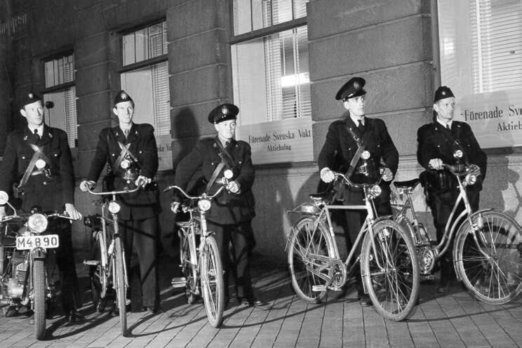 guards on bikes old picture